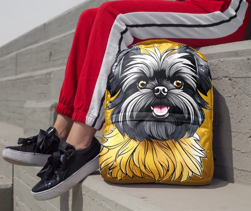 Affenpinscher Magic Dog Little Marvel Minimalist Backpack 1