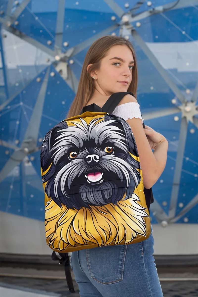 Affenpinscher Magic Dog Little Marvel Minimalist Backpack 2