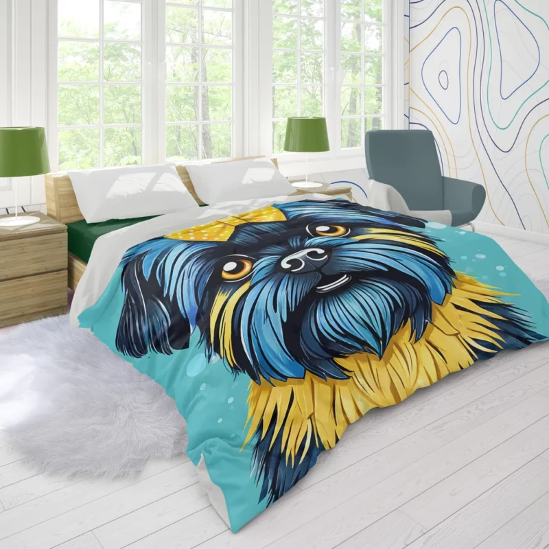 Affenpinscher Prowess Little Dog Wonders Duvet Cover