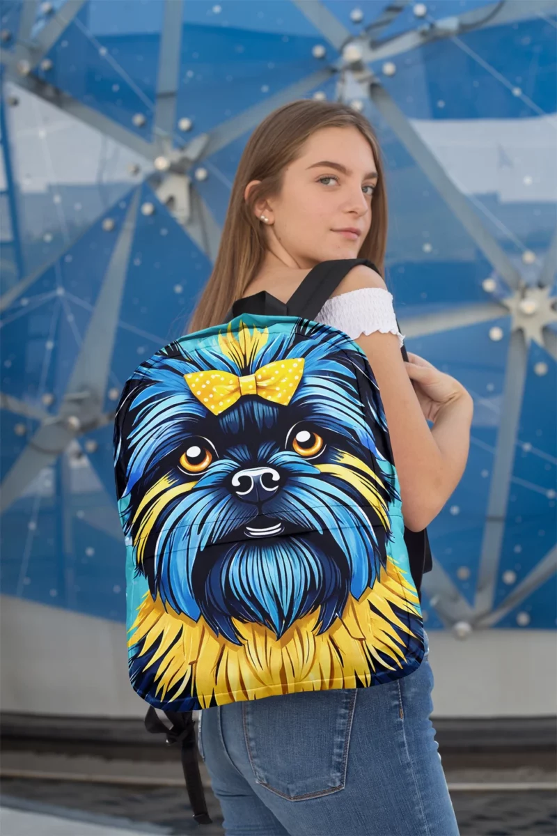 Affenpinscher Prowess Little Dog Wonders Minimalist Backpack 2