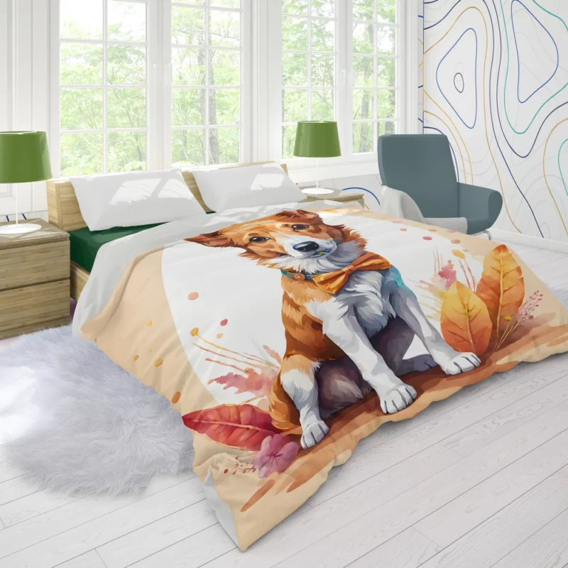 Agile Hunter Portuguese Podengo Dog Duvet Cover