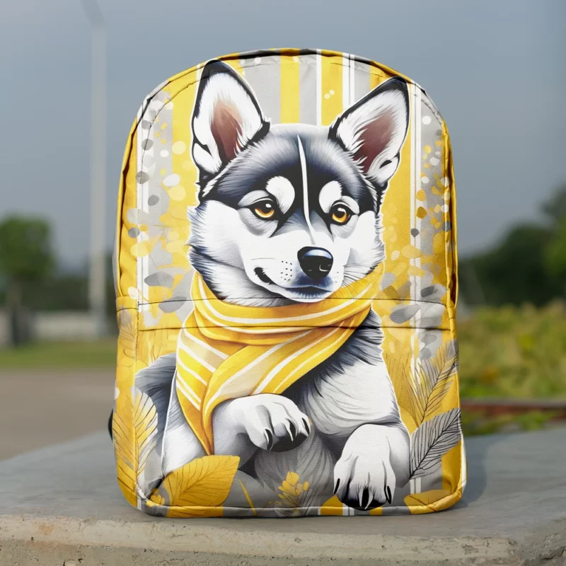 Alaskan Klee Curiosity Dog Wonder Minimalist Backpack