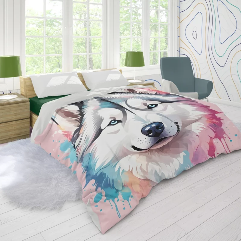 Alaskan Malamute Beauty Dog Grace Duvet Cover