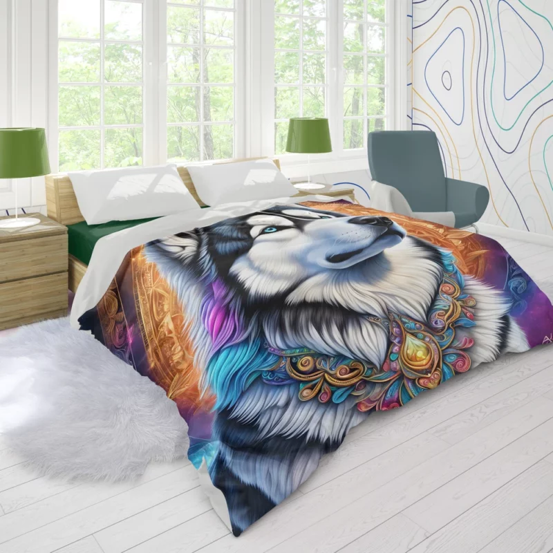 Alaskan Malamute Heritage Dog Proud Legacy Duvet Cover