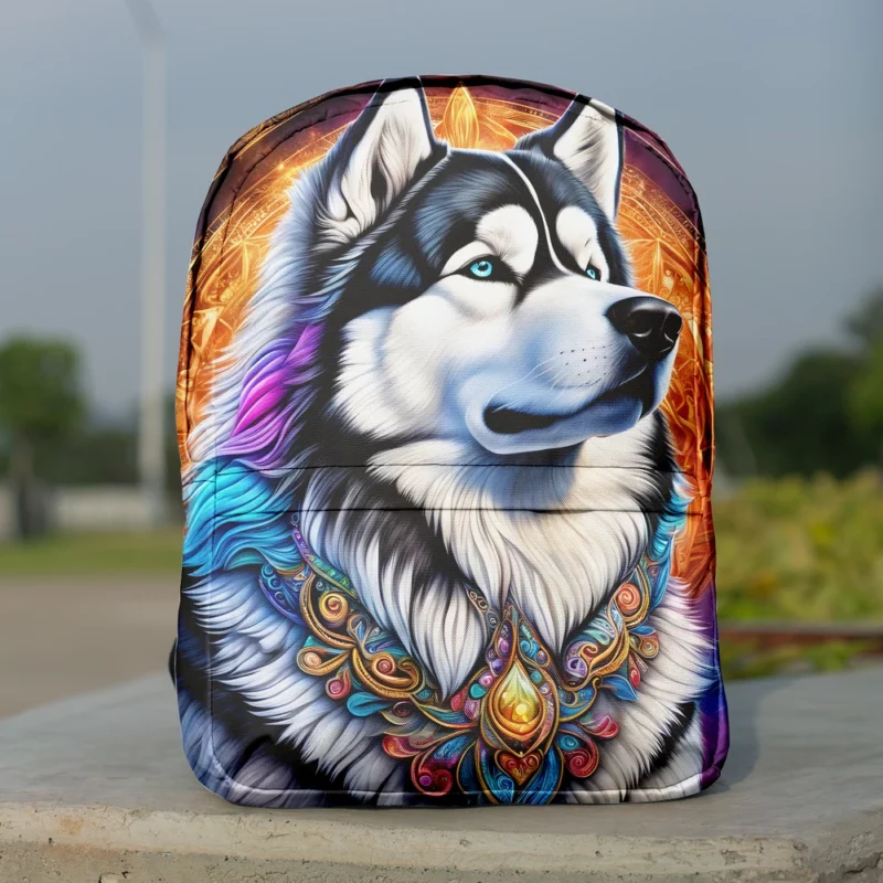 Alaskan Malamute Heritage Dog Proud Legacy Minimalist Backpack