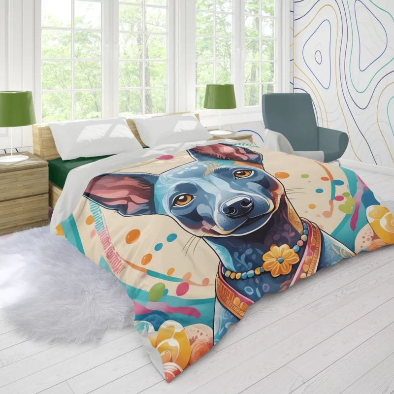 Ancient Elegance Xoloitzcuintli Dog Breed Duvet Cover