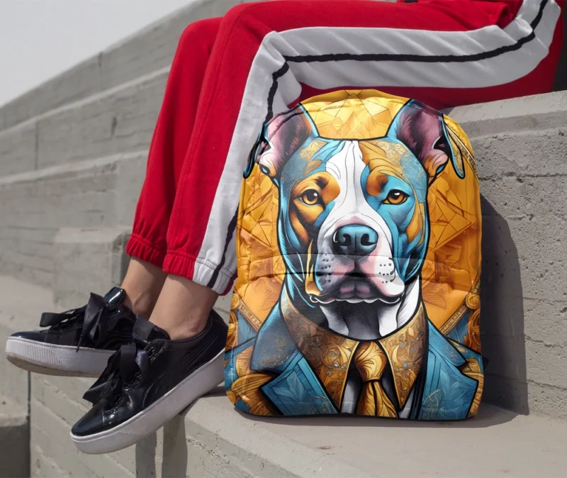 Athletic Energy American Staffordshire Terrier Dog Minimalist Backpack 1