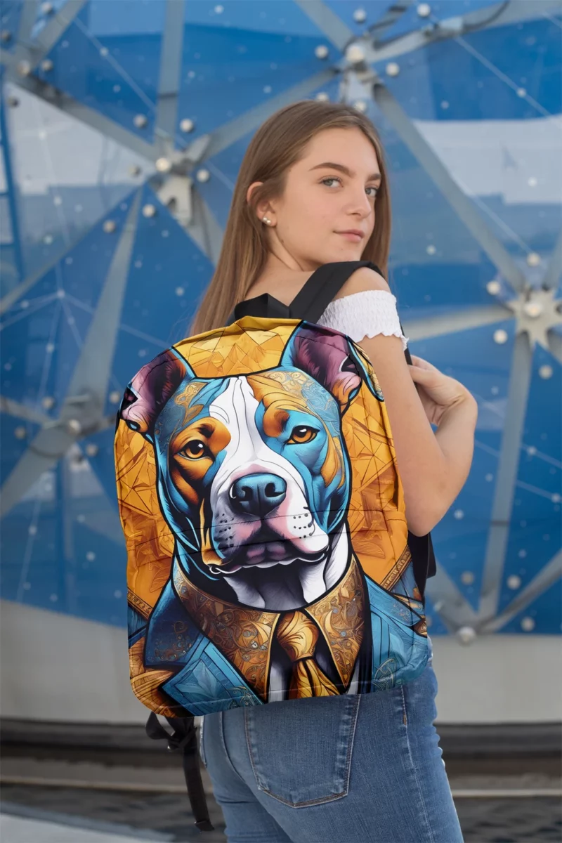 Athletic Energy American Staffordshire Terrier Dog Minimalist Backpack 2