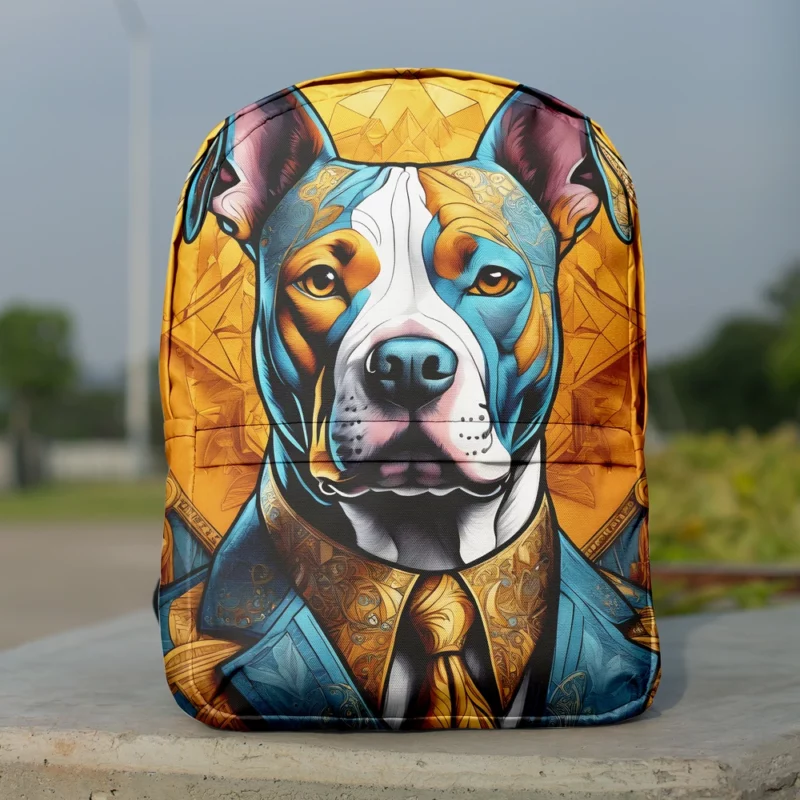 Athletic Energy American Staffordshire Terrier Dog Minimalist Backpack