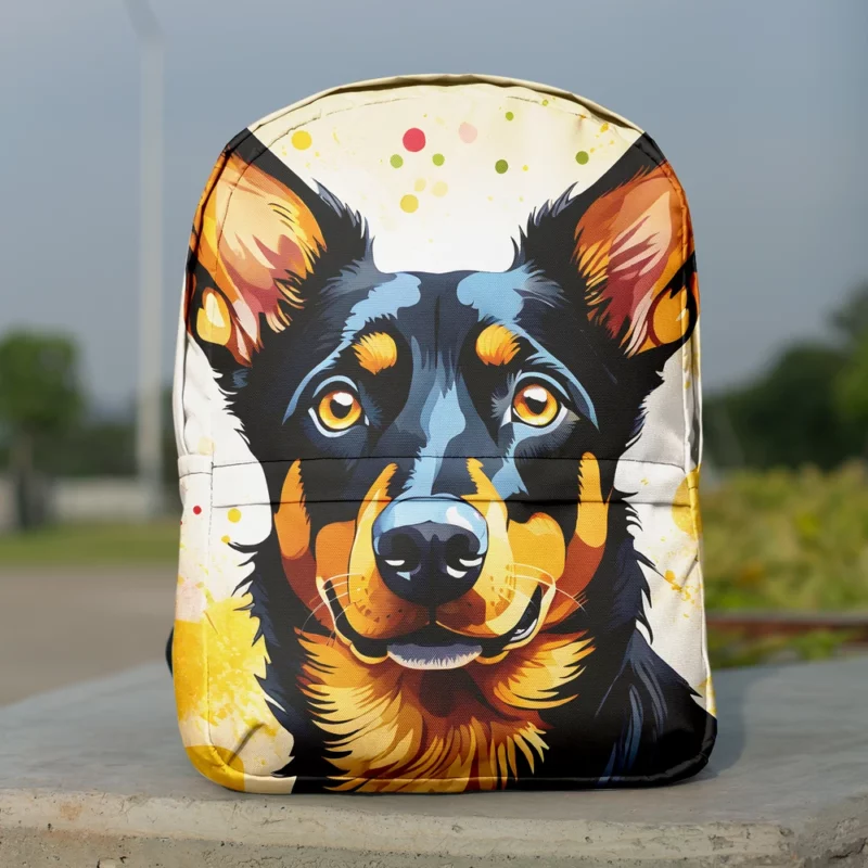 Australian Kelpie Charm Dog Endearing Spirit Minimalist Backpack