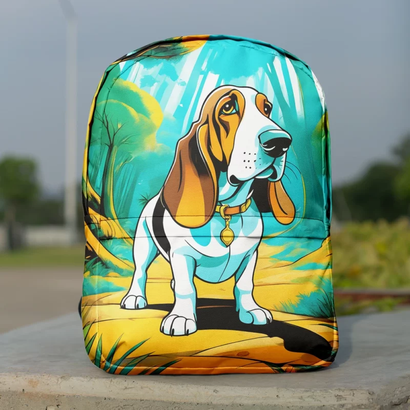 Basset Hound Heritage Dog Legacy Companion Minimalist Backpack