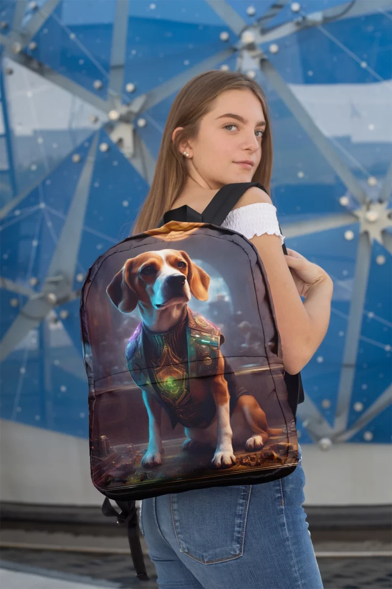 Beagle Heritage Dog Hound Legacy Minimalist Backpack 2