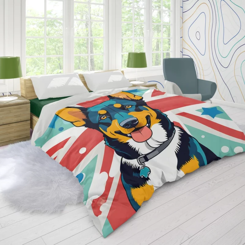 Beauceron Heritage Dog Noble Legacy Duvet Cover