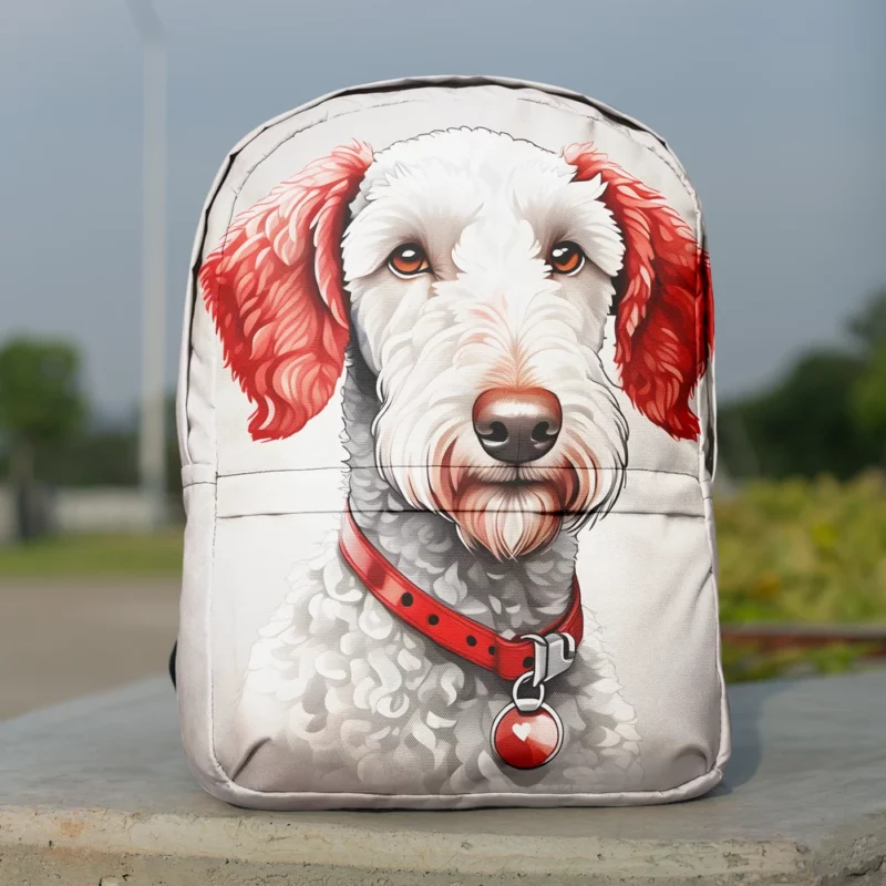 Bedlington Terrier Heritage Dog Fluffy Legacy Minimalist Backpack