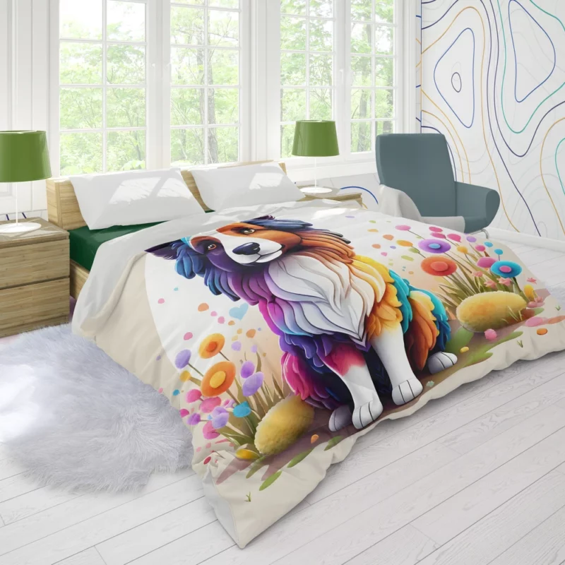 Belgian Charm Dog Sheepdog Majesty Duvet Cover