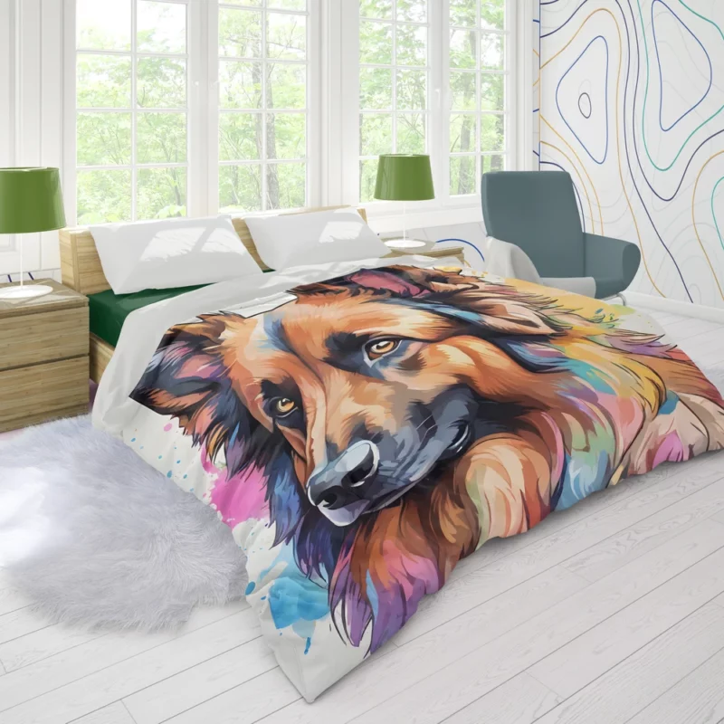 Belgian Tervuren Dog Enthusiast Guide Duvet Cover