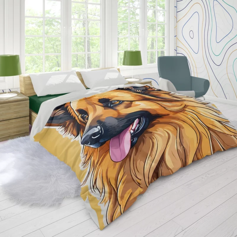 Belgian Tervuren Dog Intelligence Unleashed Duvet Cover