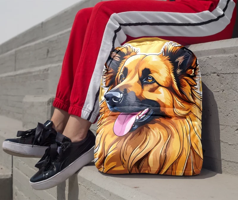 Belgian Tervuren Dog Intelligence Unleashed Minimalist Backpack 1