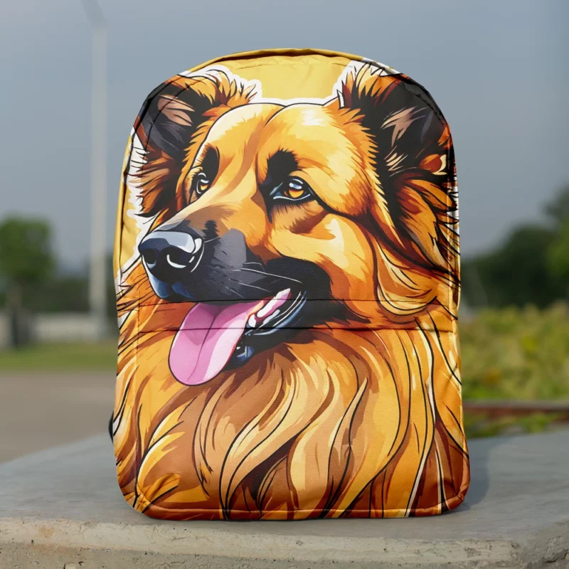 Belgian Tervuren Dog Intelligence Unleashed Minimalist Backpack