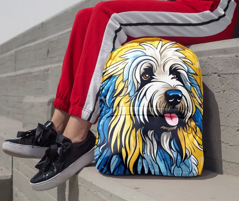 Bergamasco Sheepdog Athletic Marvel Minimalist Backpack 1