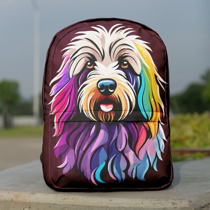 Bergamasco Sheepdog Endearing Enigma Minimalist Backpack