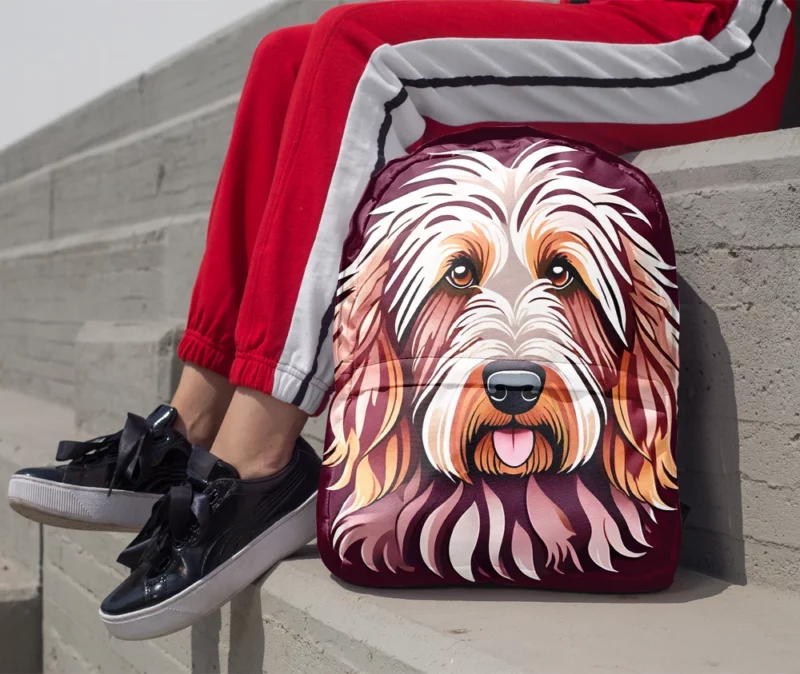 Bergamasco Sheepdog The Furry Philosopher Minimalist Backpack 1