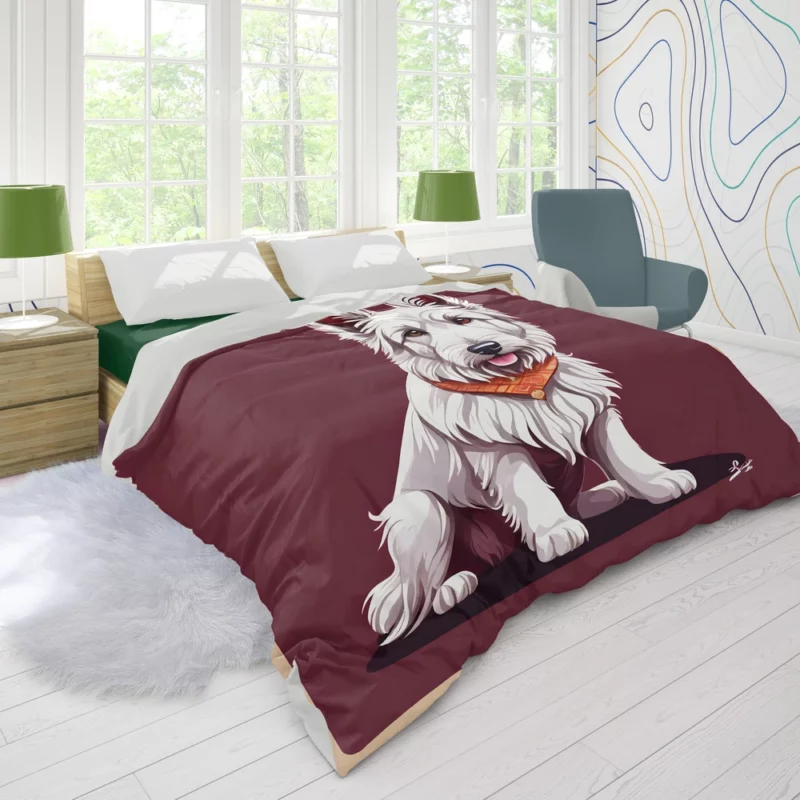 Berger Picard Dog Heritage Hound Duvet Cover