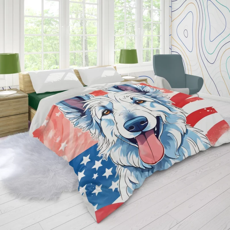 Berger Picard Dog Majestic Marvel Duvet Cover