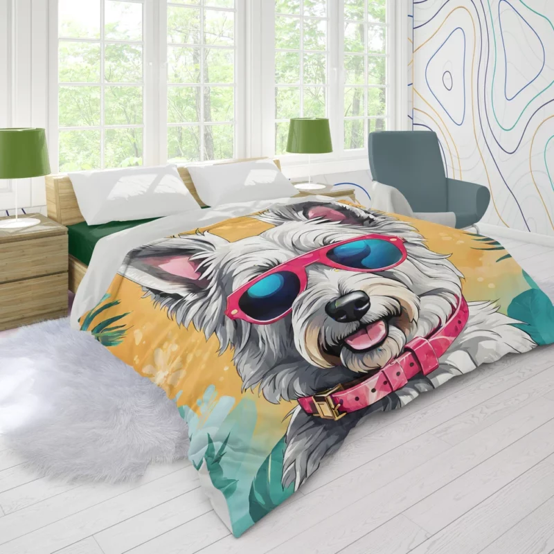 Berger Picard Dog The Furry Philosopher Duvet Cover
