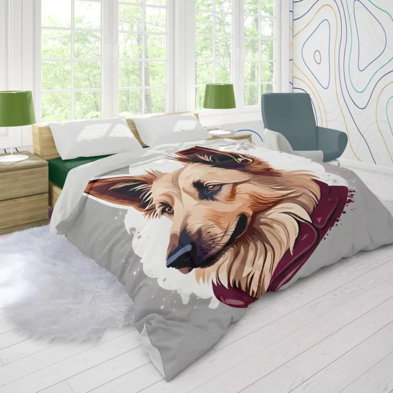 Berger Picard Dog Trusted Guardian Duvet Cover