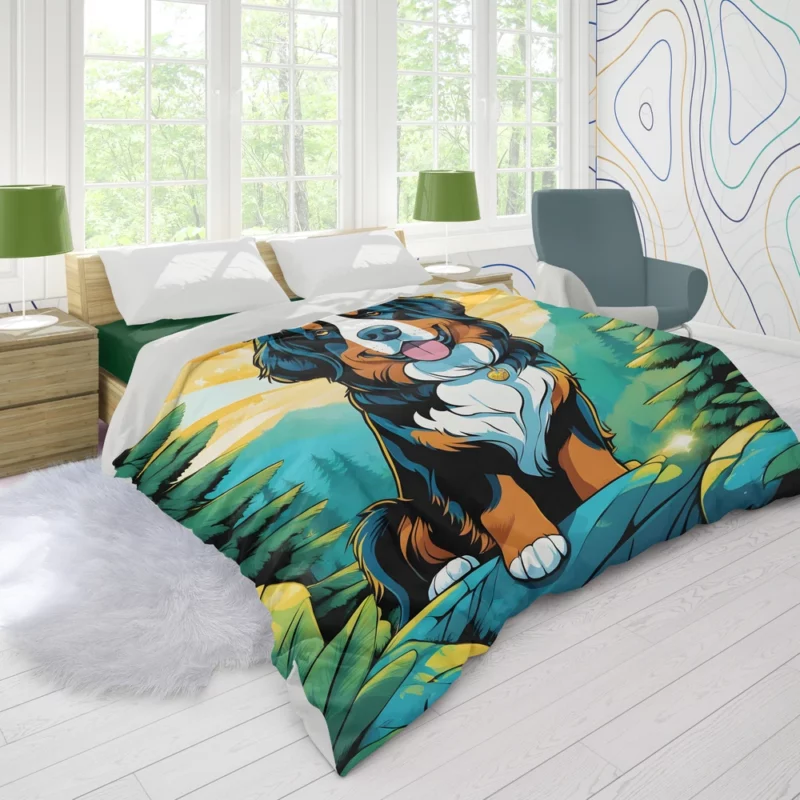 Bernese Mountain Dog Heritage Hound Duvet Cover