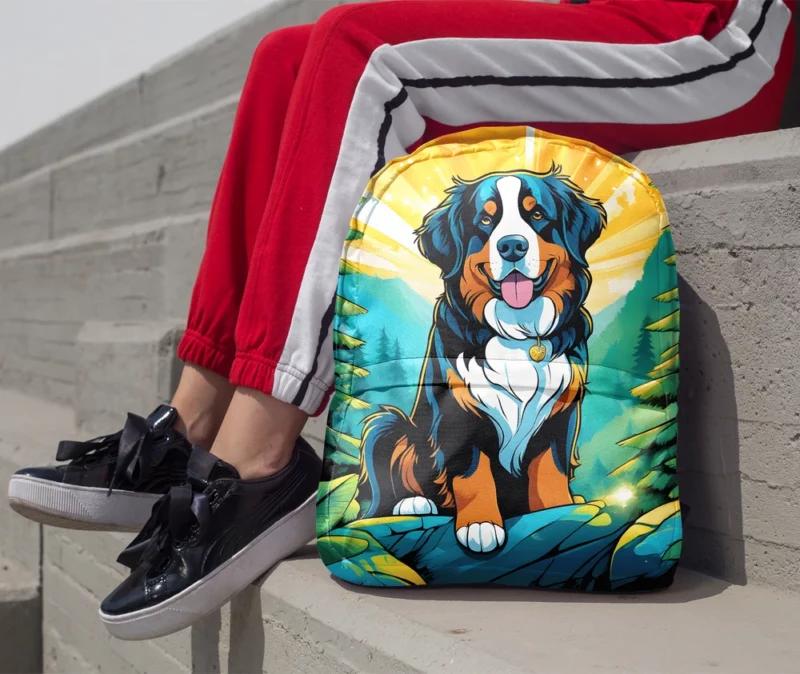 Bernese Mountain Dog Heritage Hound Minimalist Backpack 1