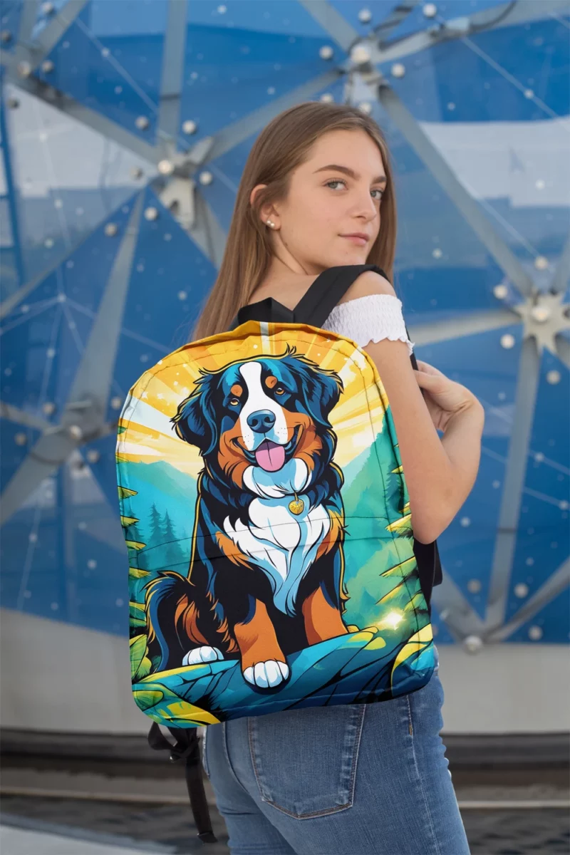 Bernese Mountain Dog Heritage Hound Minimalist Backpack 2