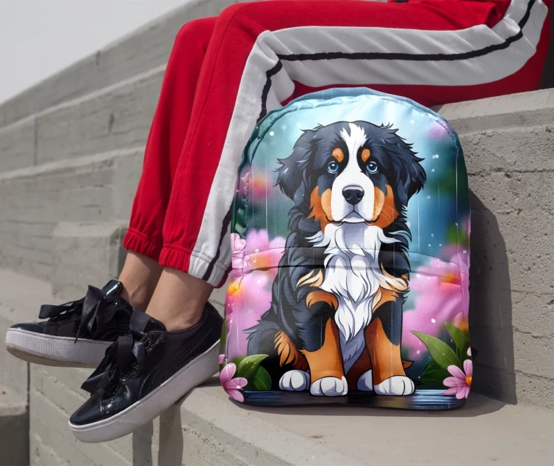 Bernese Mountain Dog Loyal Companion Minimalist Backpack 1