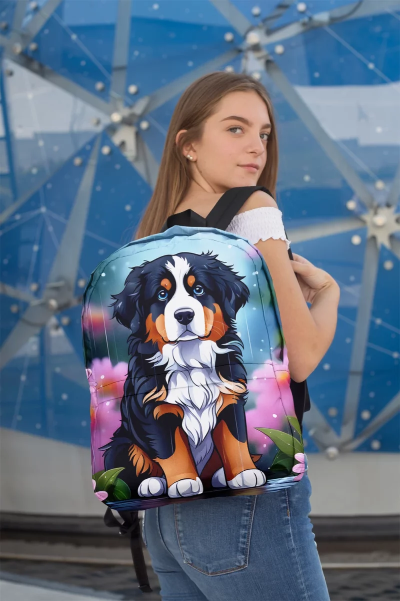 Bernese Mountain Dog Loyal Companion Minimalist Backpack 2