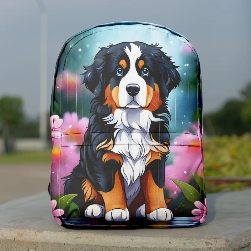 Bernese Mountain Dog Loyal Companion Minimalist Backpack