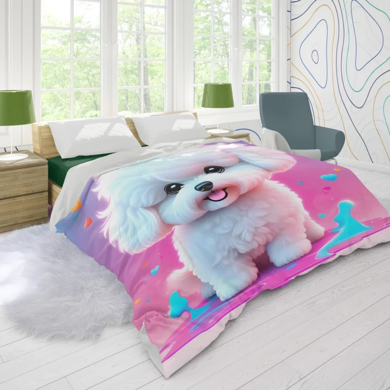 Bichon Frise Dog Heritage Hound Duvet Cover