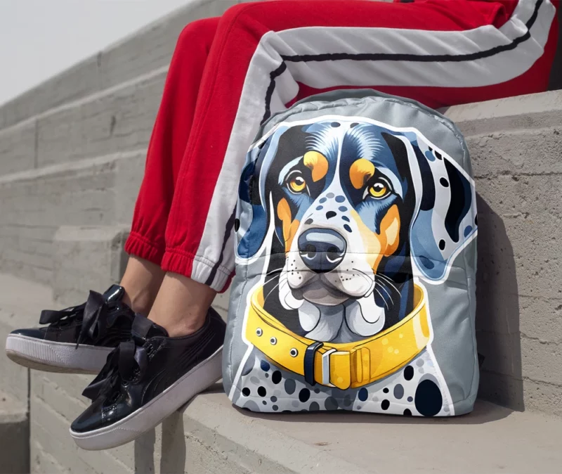 Bluetick Coonhound Dog Lively Performer Minimalist Backpack 1