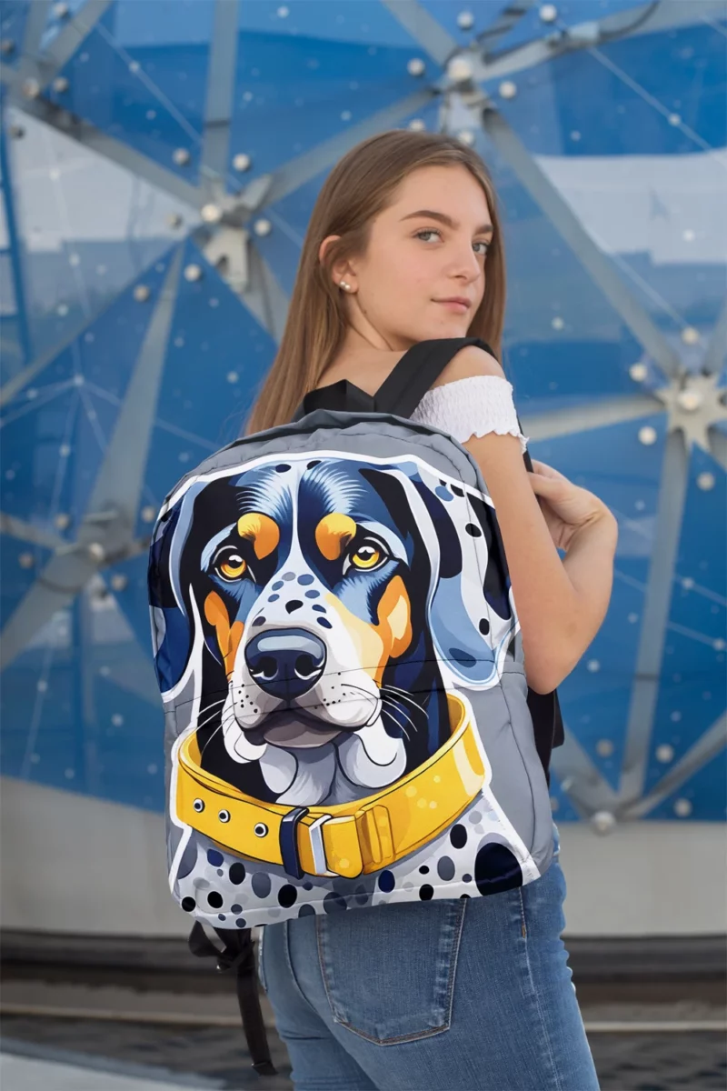 Bluetick Coonhound Dog Lively Performer Minimalist Backpack 2