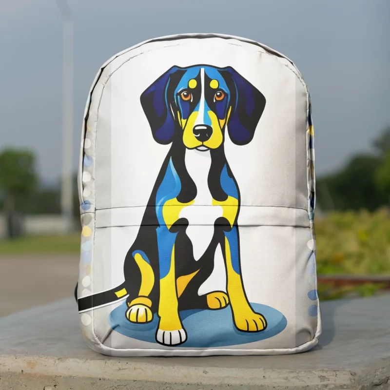 Bluetick Coonhound Dog Swift Tracker Minimalist Backpack