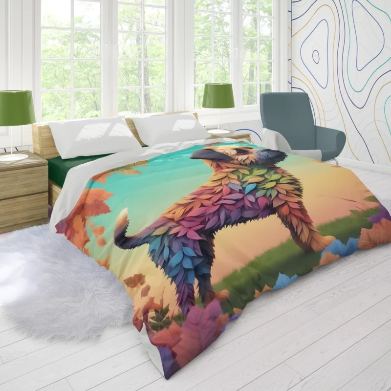 Border Terrier Dog Loyal Companion Duvet Cover