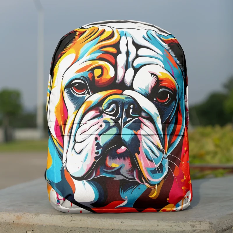 Bulldog Dog Breeds Robust Companions Minimalist Backpack