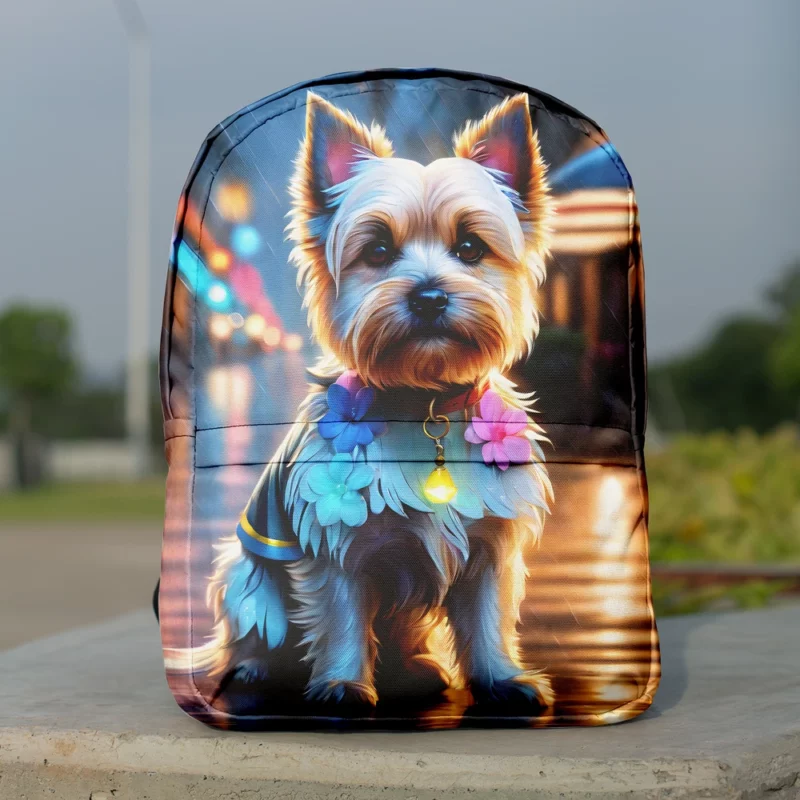 Cairn Terrier Cheerful Dog Essence Minimalist Backpack