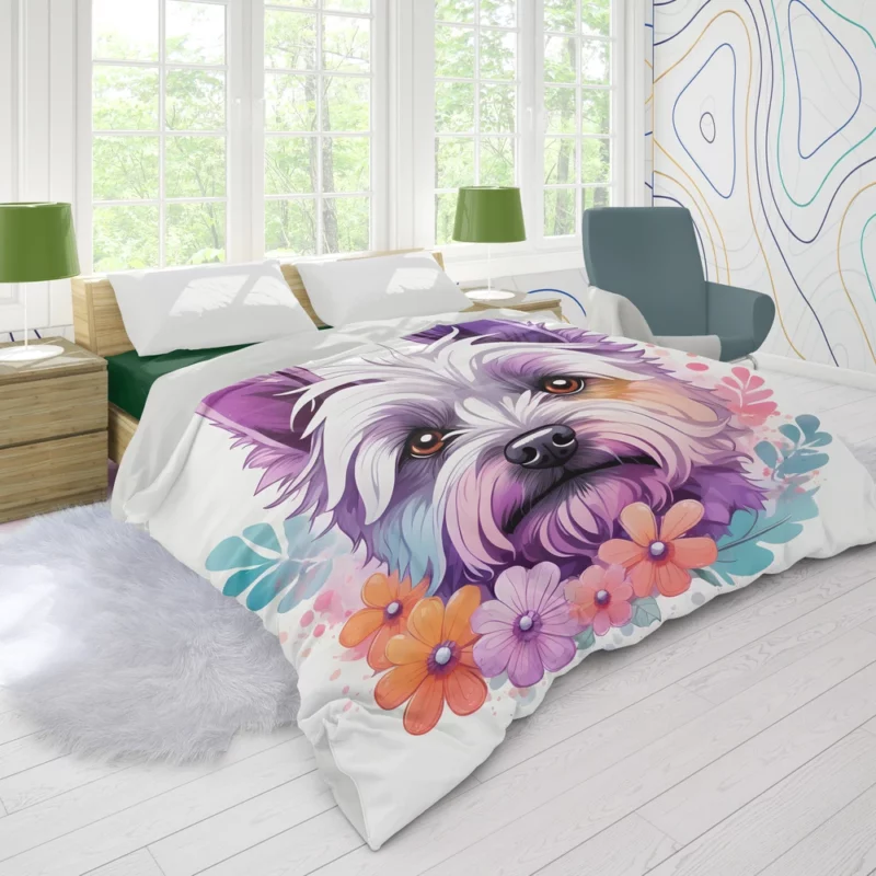 Cairn Terrier Magic Dog Enchantment Duvet Cover