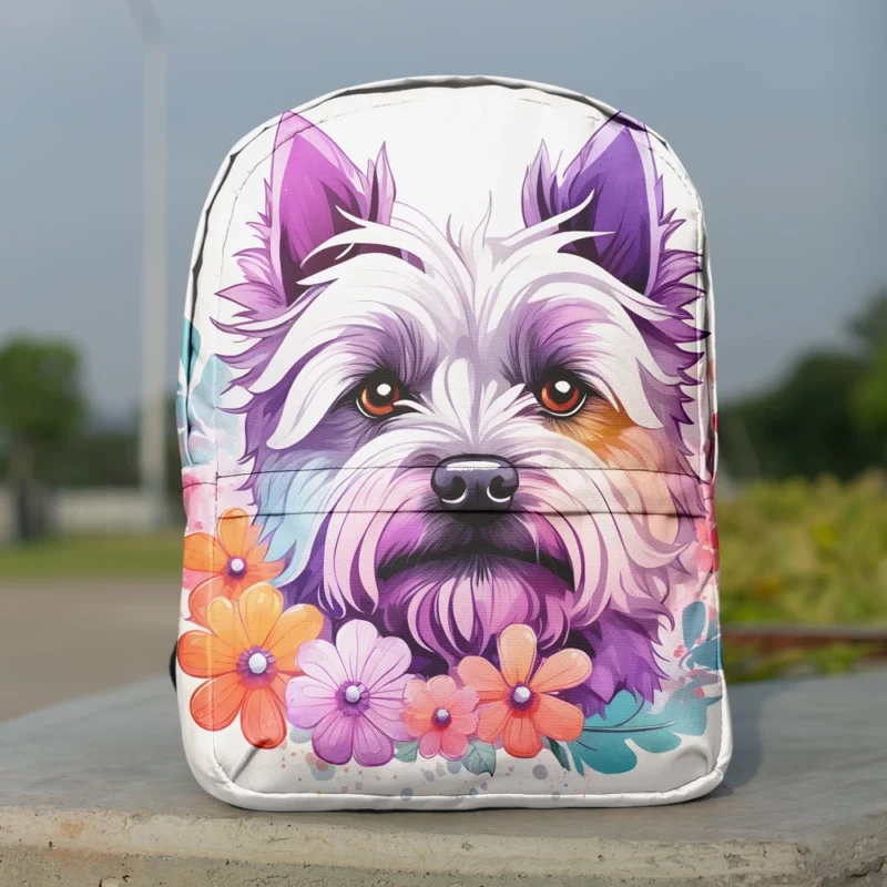 Cairn Terrier Magic Dog Enchantment Minimalist Backpack