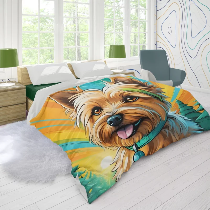 Cairn Terrier Pal Lovable Dog Companion Duvet Cover