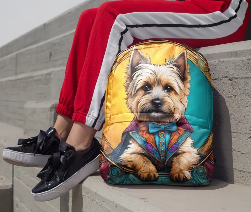 Cairn Terrier Spirit Dog Zestful Energy Minimalist Backpack 1