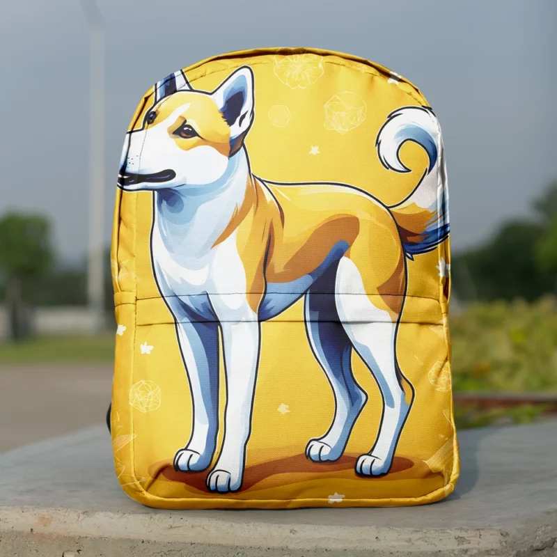 Canaan Dog Endearing Presence Loyal Companion Minimalist Backpack