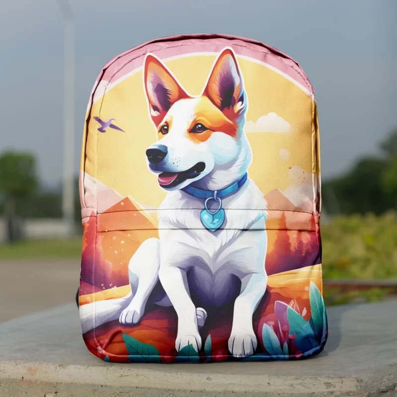 Canaan Dog Majesty Noble Canine Minimalist Backpack