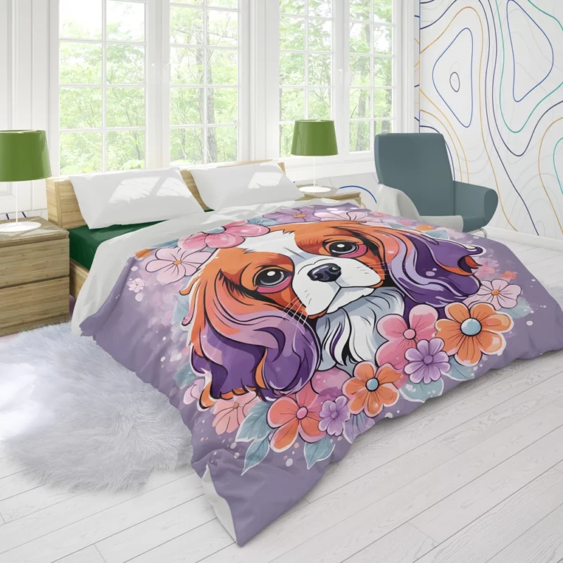 Cavalier King Charles Spaniel Elegance Dog Grace Duvet Cover